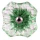 Mint Green Square Glass Flower Cabinet Knobs